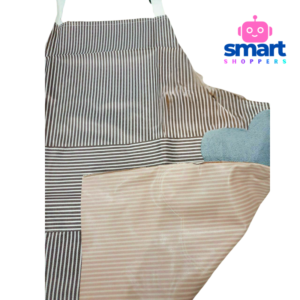 مريلة مطبخ جلد "واتربروف" احترافية - بجوانب مسح وجيب موبايل