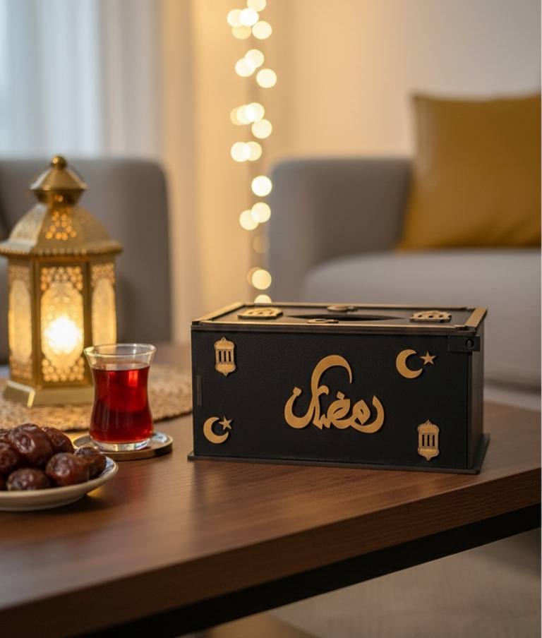 علبة مناديل مودرن – ديكور رمضاني - Image 4