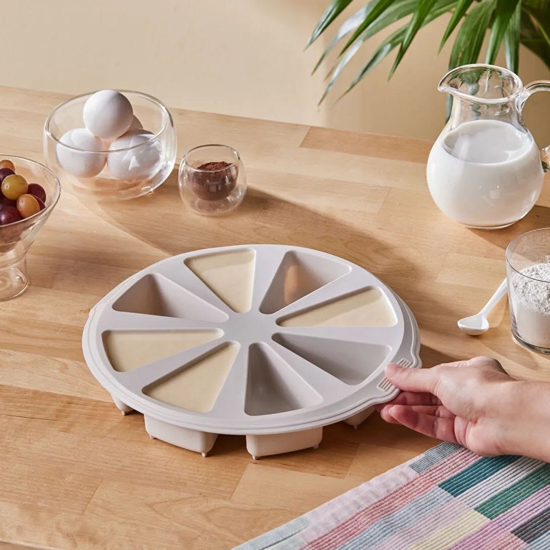 قالب كيك سيليكون حراري مقسم (8 مثلثات) - Image 6