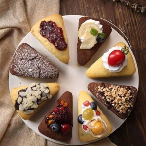 قالب كيك سيليكون حراري مقسم (8 مثلثات)