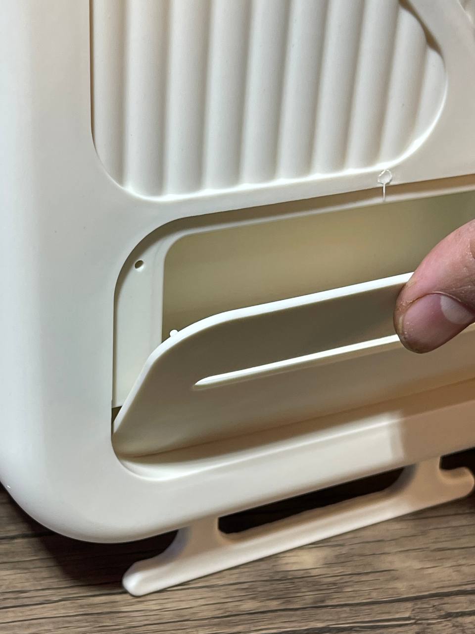 باسكت ضلفة مطبخ قابل للطي من السيليكون والبلاستيك لتوفير المساحة وسهولة التخزين.