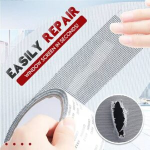 رول لاصق سلك شبابيك بطول 2 متر وعرض 5 سم لمعالجة القطوع ومنع الحشرات.