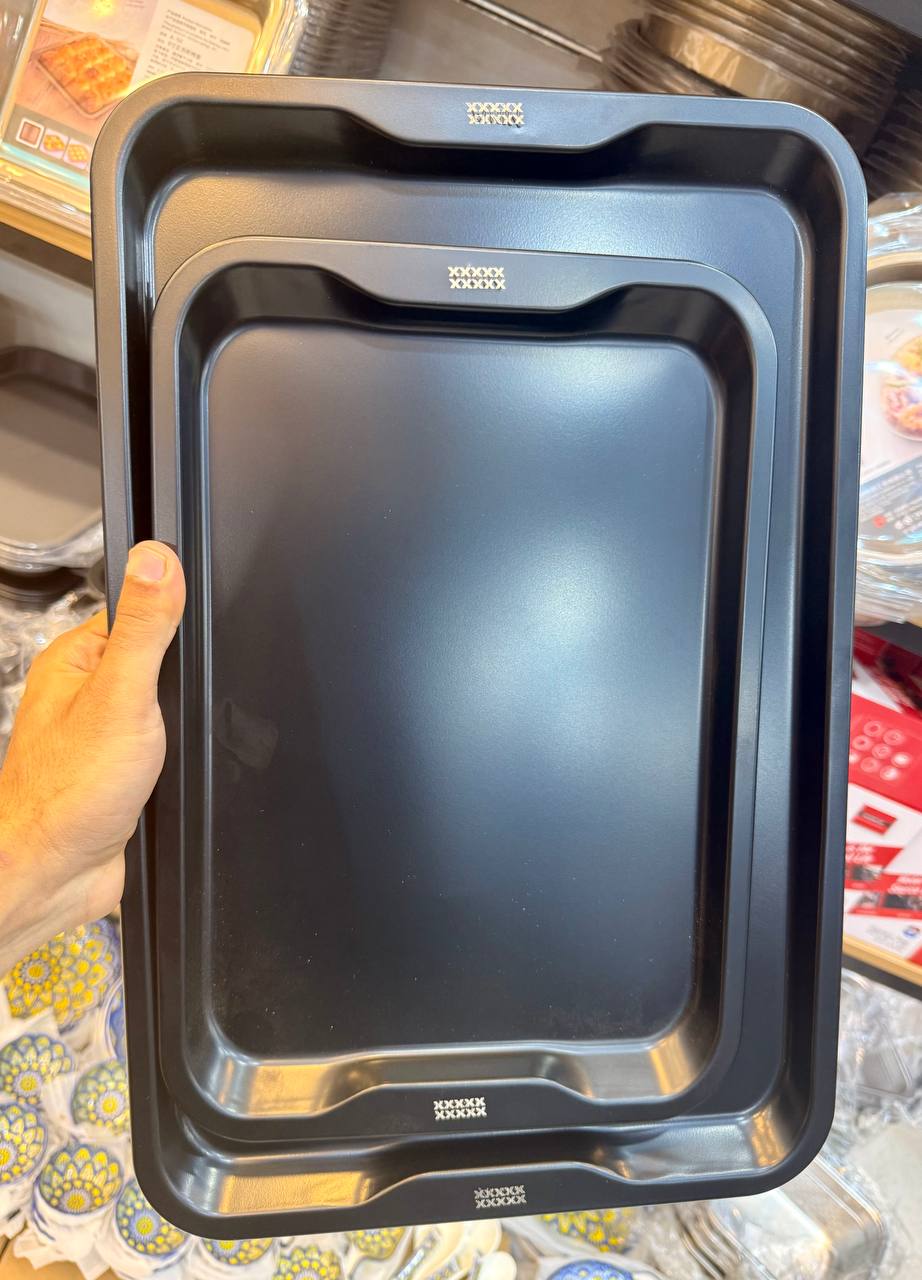 صاج فرن تيفال مانع للالتصاق ماركة نينجا لتسوية كحك وبسكويت العيد والبيتزا والمخبوزات